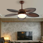 52 Inch Vintage Palm Ceilings Fan with LED Lights and Remote Control  Color ceiling fan  light remote(WH-CLL-35)