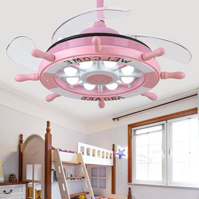 Creative fan lamp with remote control light for child baby bedroom living room Kids room ceiling fan light(WH-VLL-04）