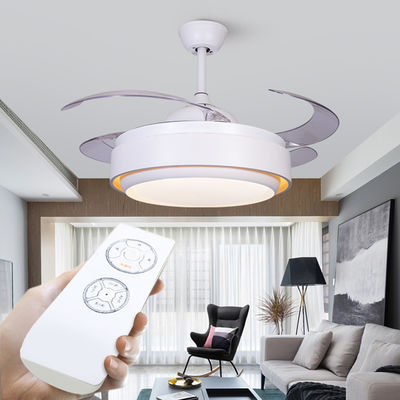 42 inch led ceiling fan lamp Reverse Inverter good sleep silence Fans with light(WH-VLL-07)