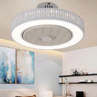 Modern Style Ceiling Fan with APP and Controller Fashion Round Indoor Outdoor ceiling fan led(WH-VLL-12)