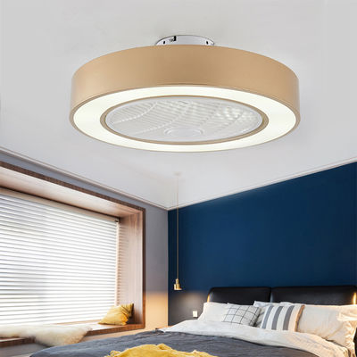 Macaron Ceiling fan lamp Intelligent remote control AC motor restaurant celling fan with light(WH-VLL-18）