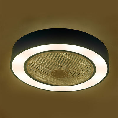 Macaron Ceiling fan lamp Intelligent remote control AC motor restaurant celling fan with light(WH-VLL-18）