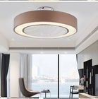 Macaron Ceiling fan lamp Intelligent remote control AC motor restaurant celling fan with light(WH-VLL-18）