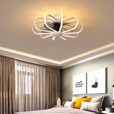 Modern Led Ceiling Fan Light Nordic Bedroom Kitchen Living Room Restaurant invisible fan Light(WH-VLL-22)