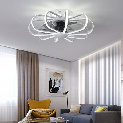 Modern Led Ceiling Fan Light Nordic Bedroom Kitchen Living Room Restaurant invisible fan Light(WH-VLL-22)