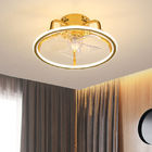 LED Nordic Modern Stepless Dimming Fan Lamp For Bedroom Dning Living Room ceiling fan lamp(WH-VLL-23)