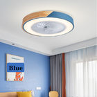 Modern minimalist fan light invisible led ceiling light wrought iron macarons ceiling fan light(WH-VLL-25)