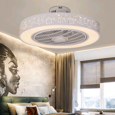 Modern LED Ceiling Fan Lights Wi-Fi Remote Control APP folding ceiling fan Lamp(WH-VLL-16)