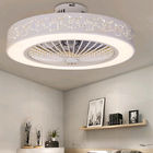 Modern LED Ceiling Fan Lights Wi-Fi Remote Control APP folding ceiling fan Lamp(WH-VLL-16)