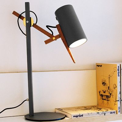 Modern Wooden Table Lamp Adjustable Wood Desk Accent Lamp Scantling Floor Lamp(WH-MFL-156)