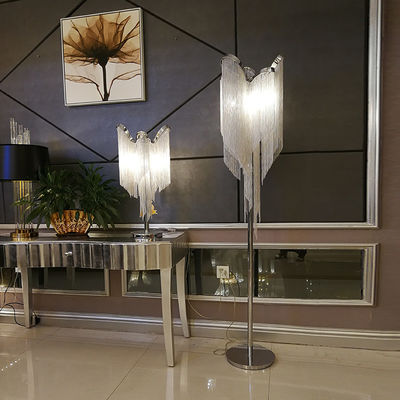 Modern Floor Lamp For Living Room Bedroom Tassel Aluminum Stream Floor Lamp(WH-MFL-157)