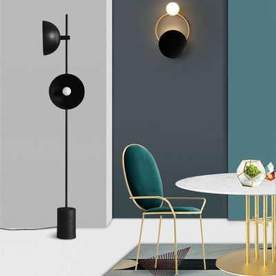 Postmodern Creative Living Room Floor Lamp Art Hotel Lobby Superluna Floor Lamp(WH-MFL-162)