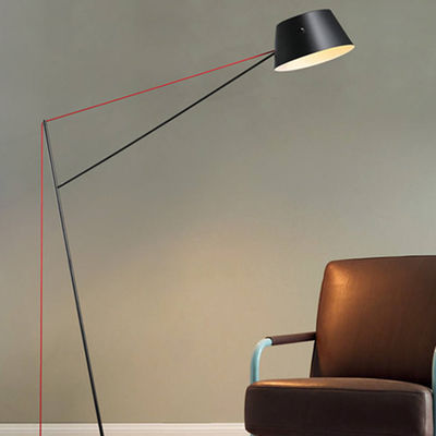 Postmodern Beautiful lines aluminum shade floor lamp for living room Spar Floor Lamp（WH-MFL-170)