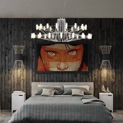 Nordic design Led Chandelie three-story Coppelia modern led chandeliers(WH-MI-91)