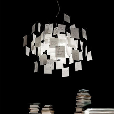 Creative Led Pendant Lamp Ingo Zettel'z 6 Pendant Paper Chandelier Light(WH-MI-97)