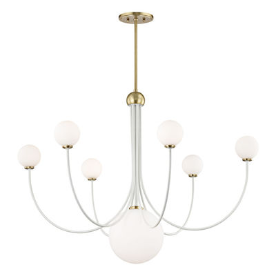 Nordic medieval elbow chandeliers lights bedroom living room White LED Chandelier（WH-MI-105)