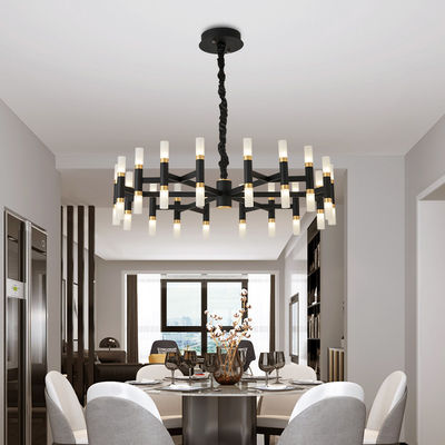 Simple postmodern Model Room LED Pendant Lights Living Room Study sputnik Draven LED Chandelier(WH-MI-108)