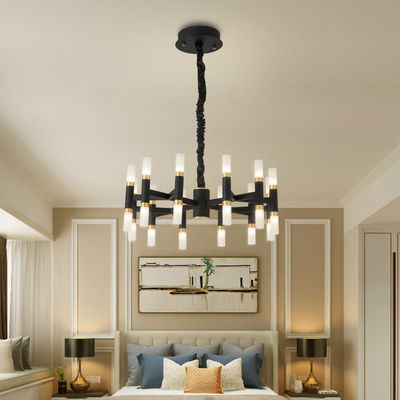 Simple postmodern Model Room LED Pendant Lights Living Room Study sputnik Draven LED Chandelier(WH-MI-108)