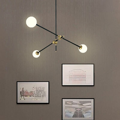 Led glass ball pendant lights lustre suspension Studio Suspension sputnik Bullarum chandelier(WH-MI-113)