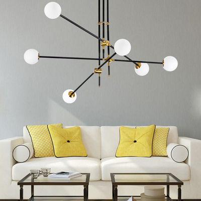 Led glass ball pendant lights lustre suspension Studio Suspension sputnik Bullarum chandelier(WH-MI-113)