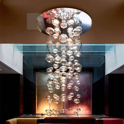 LED Chandelier Round Modern blown glass Bubble Chandelier Ether S Chandelier(WH-MI-116)