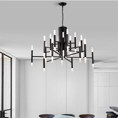 Nordic Postmodern LED Art Villa Chandelier Living Room Lobby Restaurant kitchen  lighting  LED Chandelier(WH-MI-117)