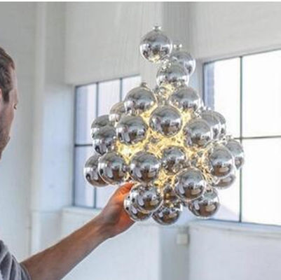 Nordic art designer ball ball living room minimalist chandelier Stochastic LED Pendant Light(WH-MI-126)