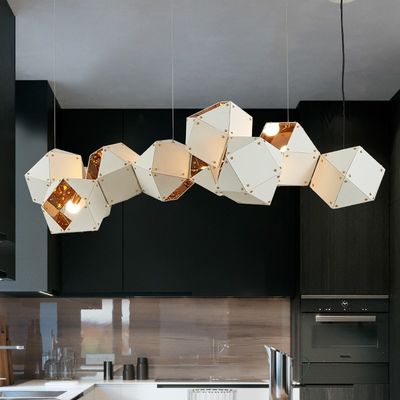 Postmodern LED Welles Long Chandelier lighting living room Pendant lamps(WH-MI-130)