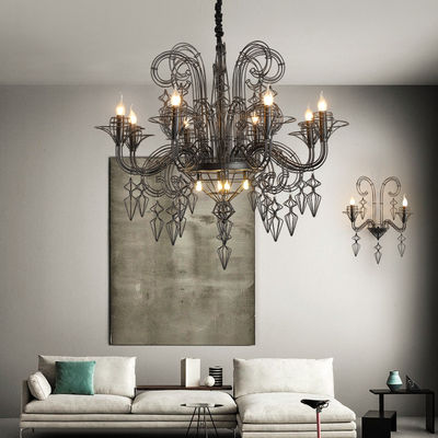 American Retro Iron Art Baroque Art Personality Hotel retro Gloria Chandelier(WH-MI-135)