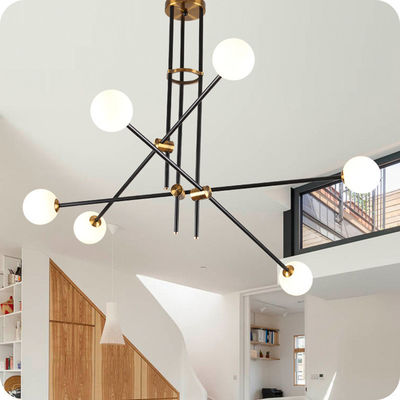 Magic Bean LED Chandelier American Simple Line Creative Personality Cosmet Chandelier(WH-MI-138)