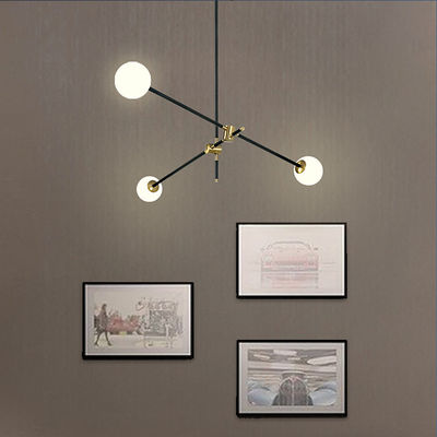 Magic Bean LED Chandelier American Simple Line Creative Personality Cosmet Chandelier(WH-MI-138)