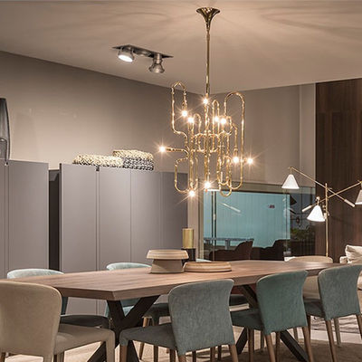 Creative Pendant Lamp Living Room Villa Gold Decor staircase chandelier Clark Chandelier(WH-MI-152)