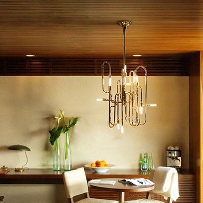 Creative Pendant Lamp Living Room Villa Gold Decor staircase chandelier Clark Chandelier(WH-MI-152)