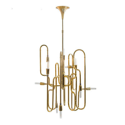 Creative Pendant Lamp Living Room Villa Gold Decor staircase chandelier Clark Chandelier(WH-MI-152)