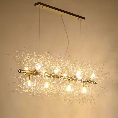 Modern Crystal Dandelion Chandelier Lighting Pendant Lamp Chiffon Chandelier(WH-MI-153)