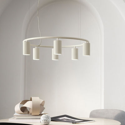 Nordic Brief Spot Chandelier Lighting Designer Rotatable Lights Donna Circle Chandelier(WH-MI-156)