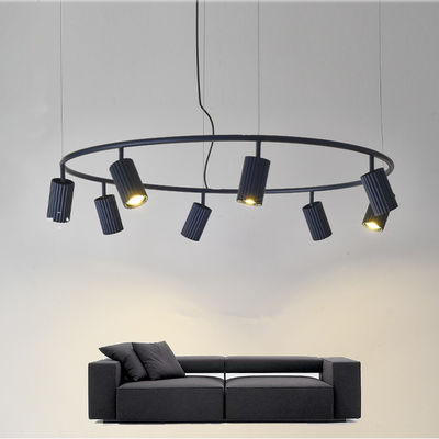 Nordic Brief Spot Chandelier Lighting Designer Rotatable Lights Donna Circle Chandelier(WH-MI-156)