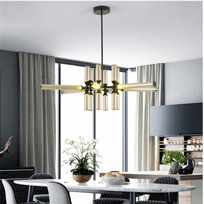 Modern Glass Tube Suspension lamp Living room Dining room scandinavian Castle Chandelier(WH-MI-160)
