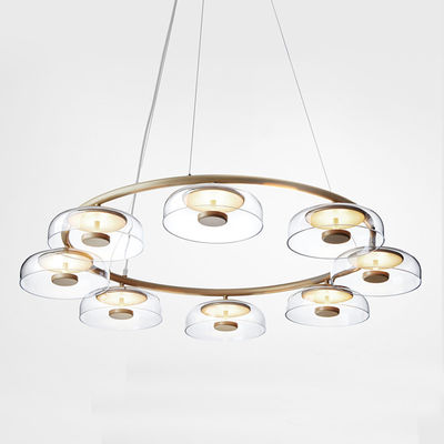 Modern Luxury Living Room Led Chandelier Glass Led Pendant Blossi LED Chandelier(WH-MI-163)