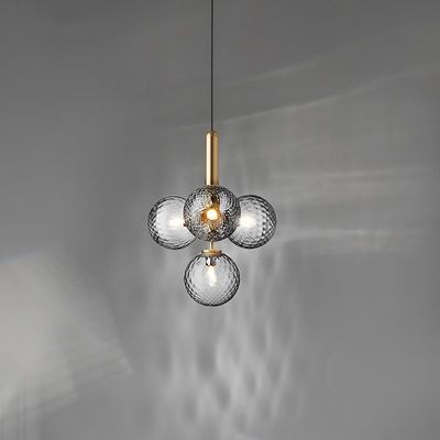 E27 Modern Nordic Simple Chandelier Creative Glass Ball Designer Miira Chandelier(WH-MI-164)