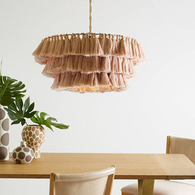 Fringe chandelier designer decorative Cotton Bohemian Chandelier Fela Tassel Chandelier(WH-MI-168)