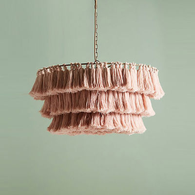 Fringe chandelier designer decorative Cotton Bohemian Chandelier Fela Tassel Chandelier(WH-MI-168)