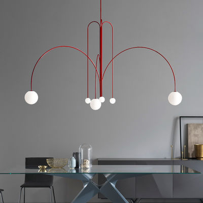 Modern Designer Glass Ball Chandelier Lighting For Living Room Gran Finale Suspension Lights(WH-MI-169)