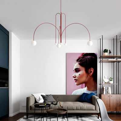 Modern Designer Glass Ball Chandelier Lighting For Living Room Gran Finale Suspension Lights(WH-MI-169)