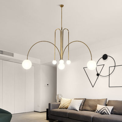 Modern Designer Glass Ball Chandelier Lighting For Living Room Gran Finale Suspension Lights(WH-MI-169)