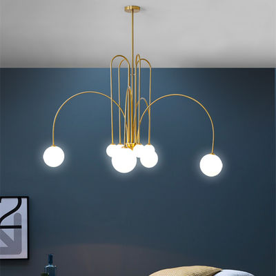 Modern Designer Glass Ball Chandelier Lighting For Living Room Gran Finale Suspension Lights(WH-MI-169)