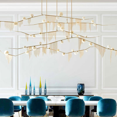 LED Modern Designer Chandelier For Dining Room Kitchen Bedroom Cherry Bomb Fringe Chandelier(WH-MI-173)