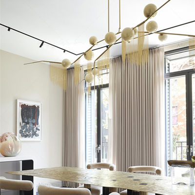LED Modern Designer Chandelier For Dining Room Kitchen Bedroom Cherry Bomb Fringe Chandelier(WH-MI-173)