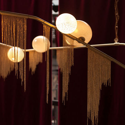 LED Modern Designer Chandelier For Dining Room Kitchen Bedroom Cherry Bomb Fringe Chandelier(WH-MI-173)