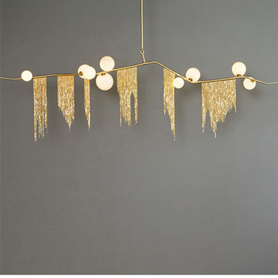 LED Modern Designer Chandelier For Dining Room Kitchen Bedroom Cherry Bomb Fringe Chandelier(WH-MI-173)